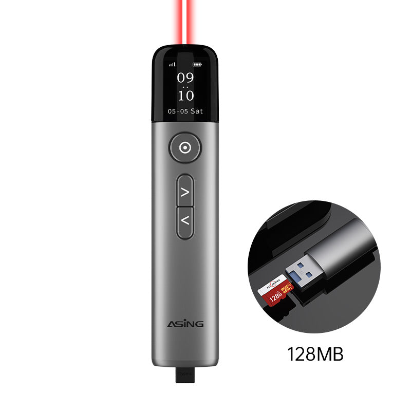 A9 Variant of gray apprearance, red laser, 128 MB flash drive