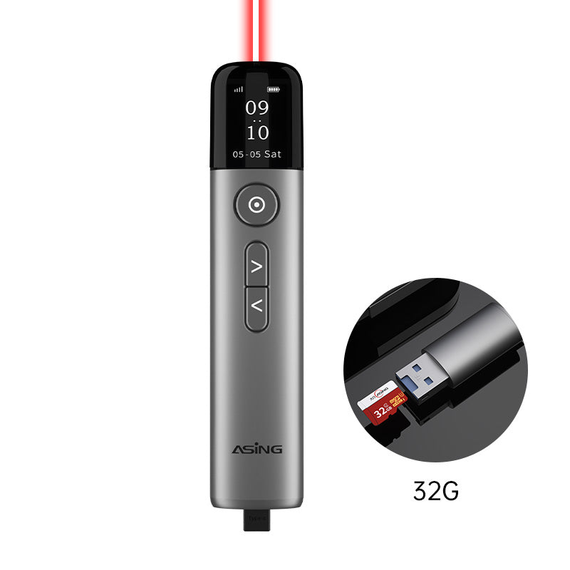 A9 Variant of gray apprearance, red laser, 32 GB flash drive