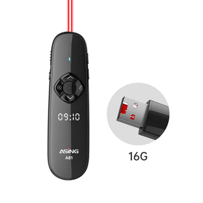 Variant  of red laser, 16 GB flash drive