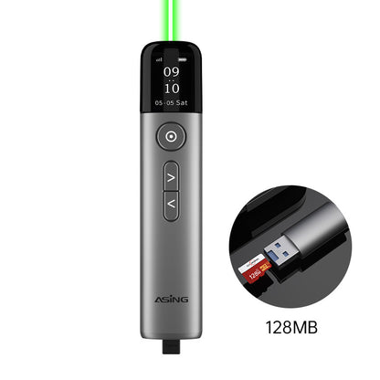 A9 Variant of gray apprearance, green laser, 128 MB flash drive