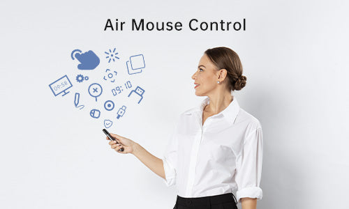 Air mouse control functions display