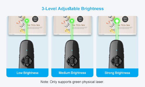 3-level adjustable brightness