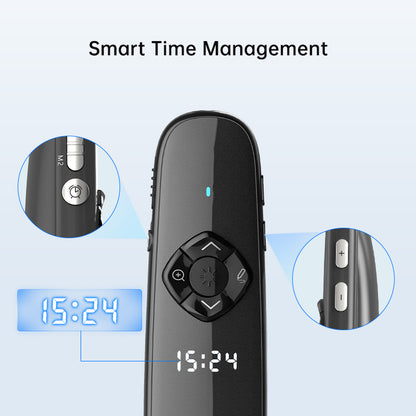 Display of timer button, time display and volume adjustment button